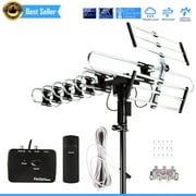Enhanced Outdoor HDTV Antenna Five Star 3806KIT-FSA-HYW, Black