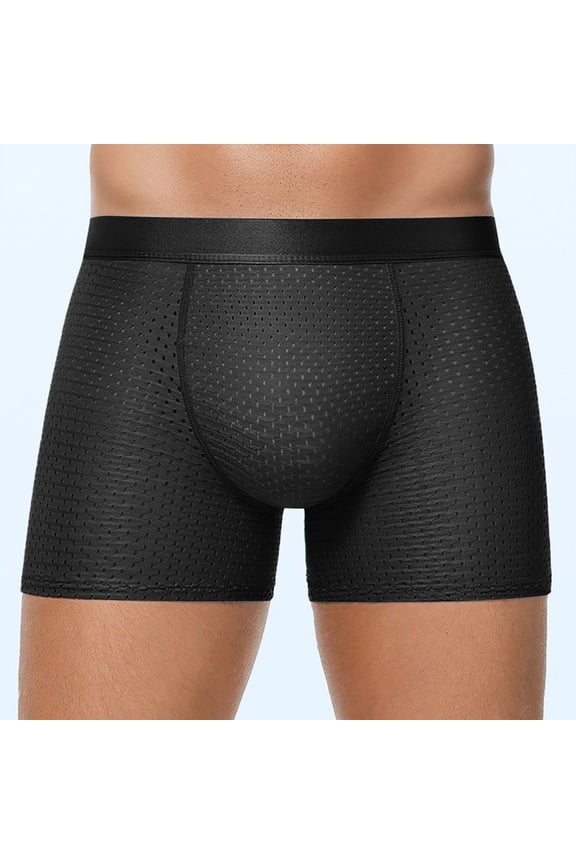 Enhanced Padded Pouch Briefs With Front Lift Support And Back Comfort Seamless Design For Daily Wear Men’s Underwear, XXL, Black