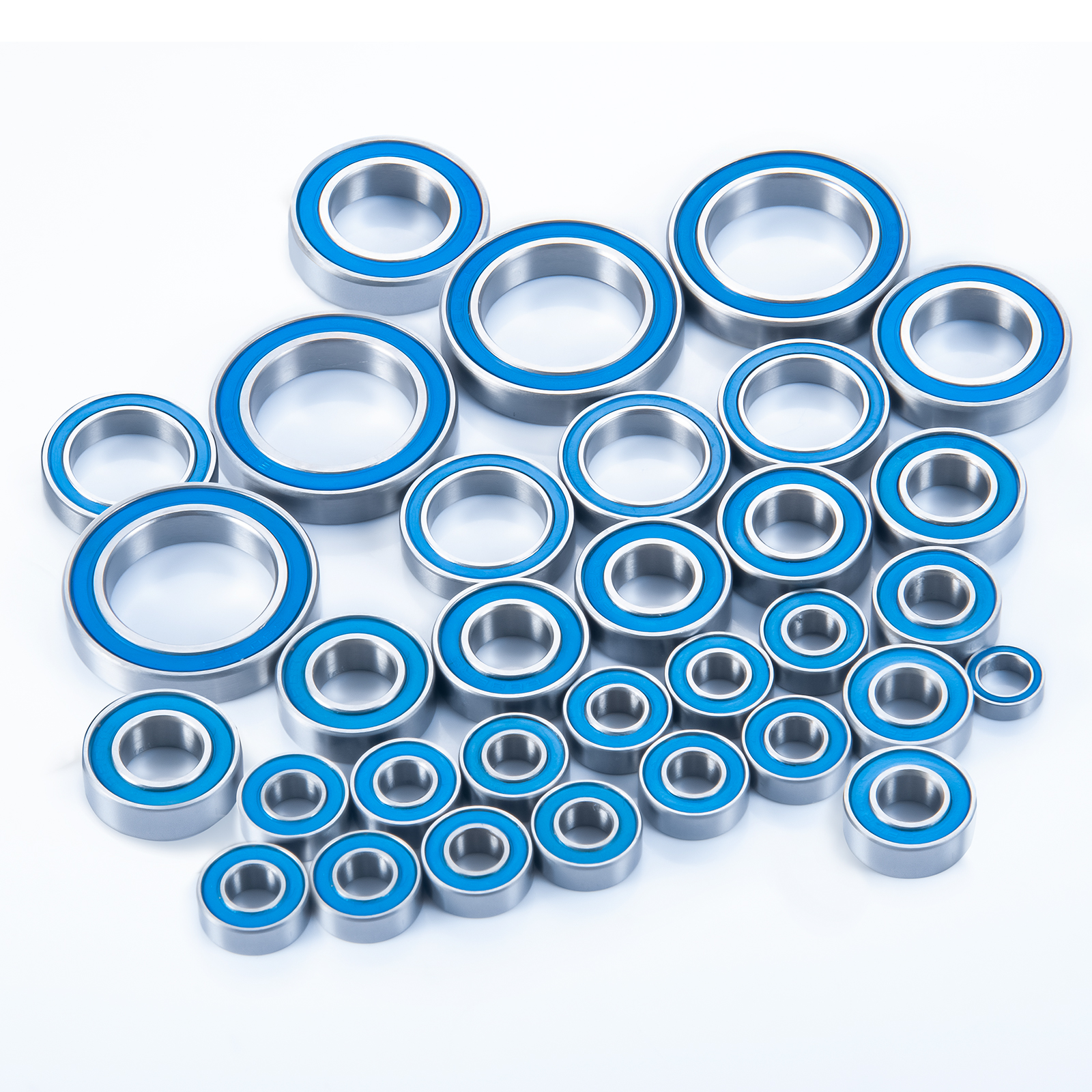 Enhanced Performance Blue Sealed 32PCS Set Ball Bearings Upgrade TRX4 TRX-4 E-Revo 2.0 - RC Parts & Accessories
