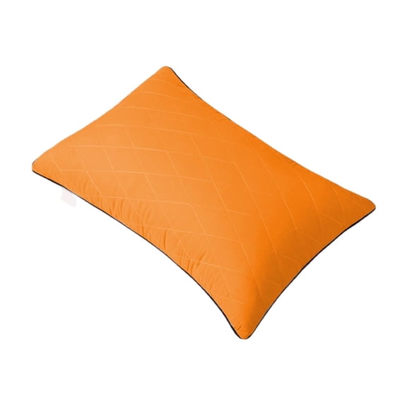 Enhanced Soft Support Bed Pillow for Back and Stomach Sleepers – Quilted Comfort, Ergonomic Design, Suitable for Restorative Night’s Sleep, Versatile Lounge or Bedroom Use