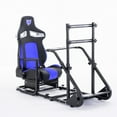 thumbnail image 1 of Enhanced Stable Racing Wheel Cockpit – Compatible with Fanatec, PXN, Thrustmaster, Logitech, Adjustable Simulator Frame (Excludes Handbrake, Pedals & Monitor), 1 of 7