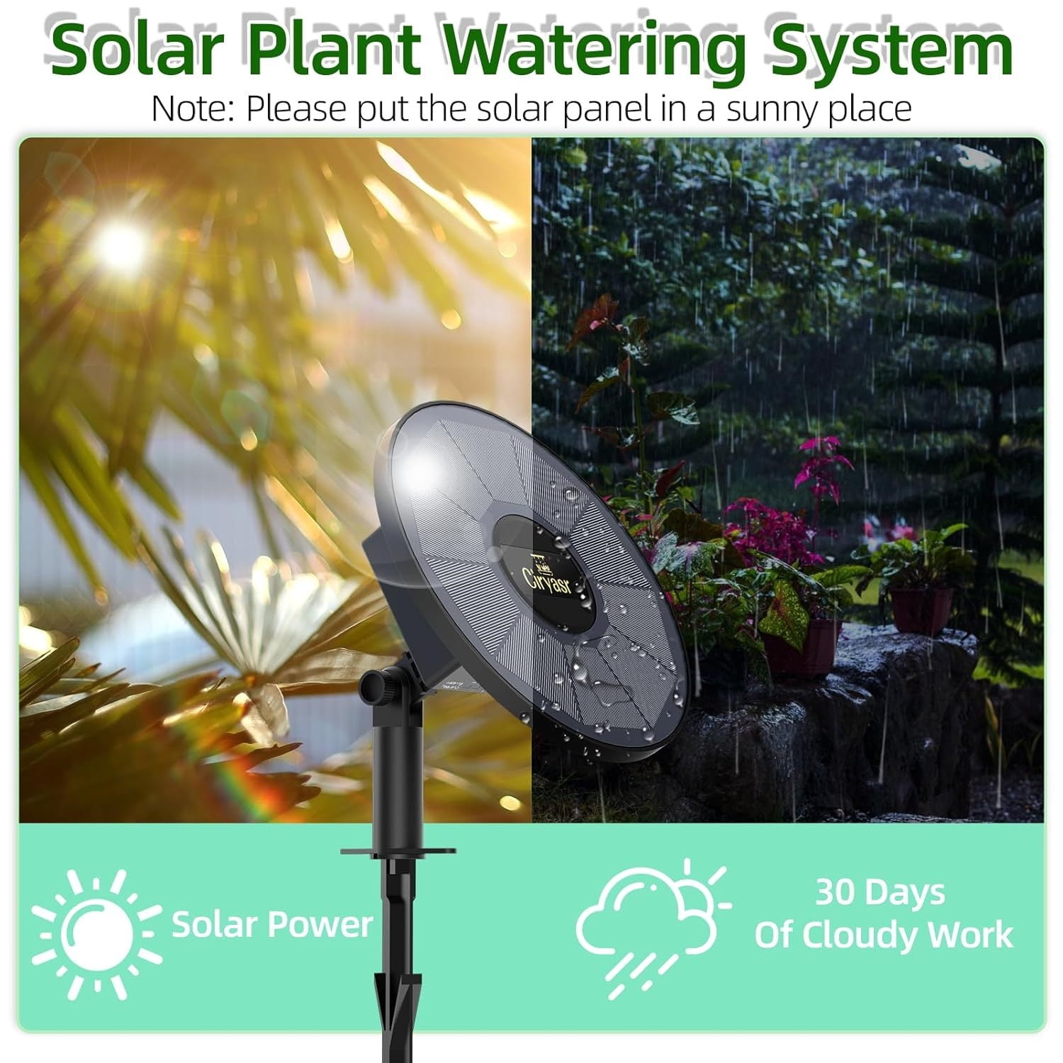 Enhanced Ultimate Solar Drip Irrigation SystemPerfect & Automatic Watering Solution for Your