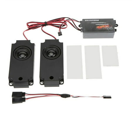 Enhanced Volume Size Adjustment Engine Sound Simulator for 1/10 RC Car Realistic Car Sound Effects