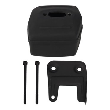 Universal Slanted Burnt Tip Motorcycle Exhaust Muffler Kit – Carbon Look, 1.5-2" Inlet