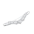 thumbnail image 1 of Rosec Jewels Certified Moissanite Nesting Ring - D-VS1 Quality Certified Moissanite Enhancer for Engagement Ring, 10K White Gold, US 3.50, 1 of 7