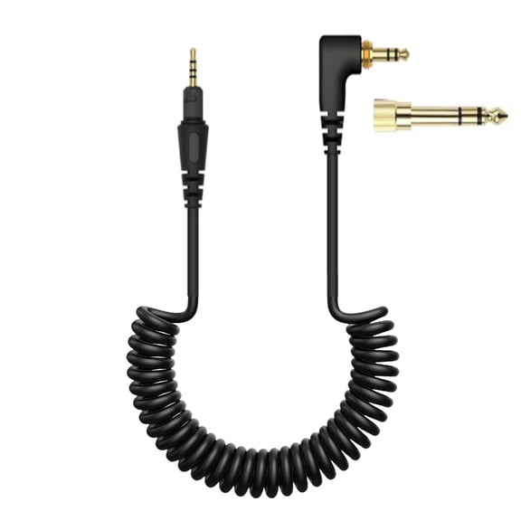Enhances Audios DJ Cable Cord for X7 X7S7 Headphones Featuring Coiled Spring Flexibility Low Distortions