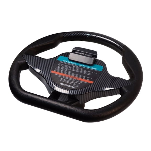 Enhances Control Steering Wheel with Textured Grip & 40 Splines Adapter Modern Cart Steering Assembly for EZGO TXT