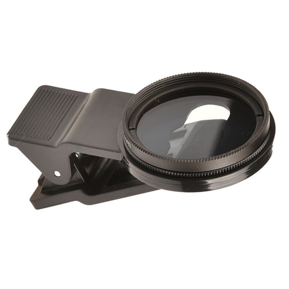 Enhances Imaging 37mm Lens Filter, Portable Polarizer Filter for Richer Color Reduced Light Spots, Phone Clip