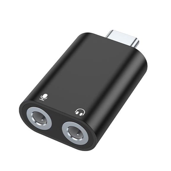 Enhances Music Experience Adapter, USB C Double Headphone Splitter USB C to Double 3.5mm Female Outlet Connectors
