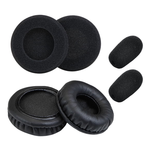 Enhancing Sound Ear Pad & Microphones Covers Set Suitable for B250XT B150 Soft Protein Leather Isolating 6Pcs/set