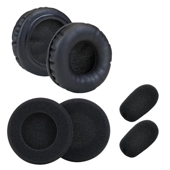 Enhancing Sound Ear Pad & Microphones Covers Set Suitable for B250XT B150 Soft Protein Leather Isolating 6Pcs/set