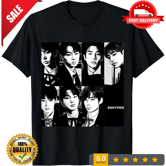 Enhypen Band T Shirt, NEW TRENDING ITEM-TH72797