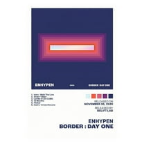 Enhypen Border Day One Album Cover Music Poster K-pop Home Decor For Living Room Aesthetic Kpop Boy Girl Group Cover Trendy Korean Dorm Wall Art