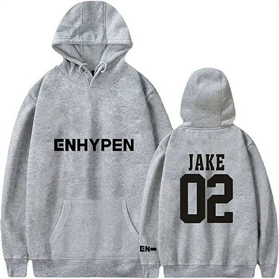 Enhypen Hoodie Jake 02 Kpop Pullover Man Woman Long Sleeve Hoodie Pullover Printed Casual Clothes Fashion Style