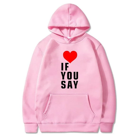 Enhypen Hoodie Love If You Say Merch Hoodie Long Sleeve Hooded Sweatshirt Women Men Hip Hop Streetwear