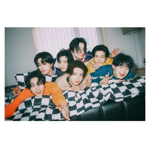 Enhypen Poster Fashion Photo Print K-Pop Home Decor For Living Room Aesthetic Kpop Male Boys Group Boy Band
