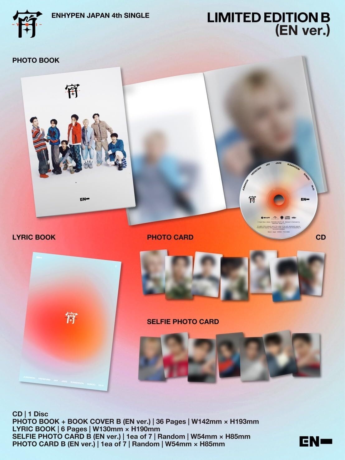 Enhypen - -YOI- [Limited Edition B EN Ver.] - Music & Performance