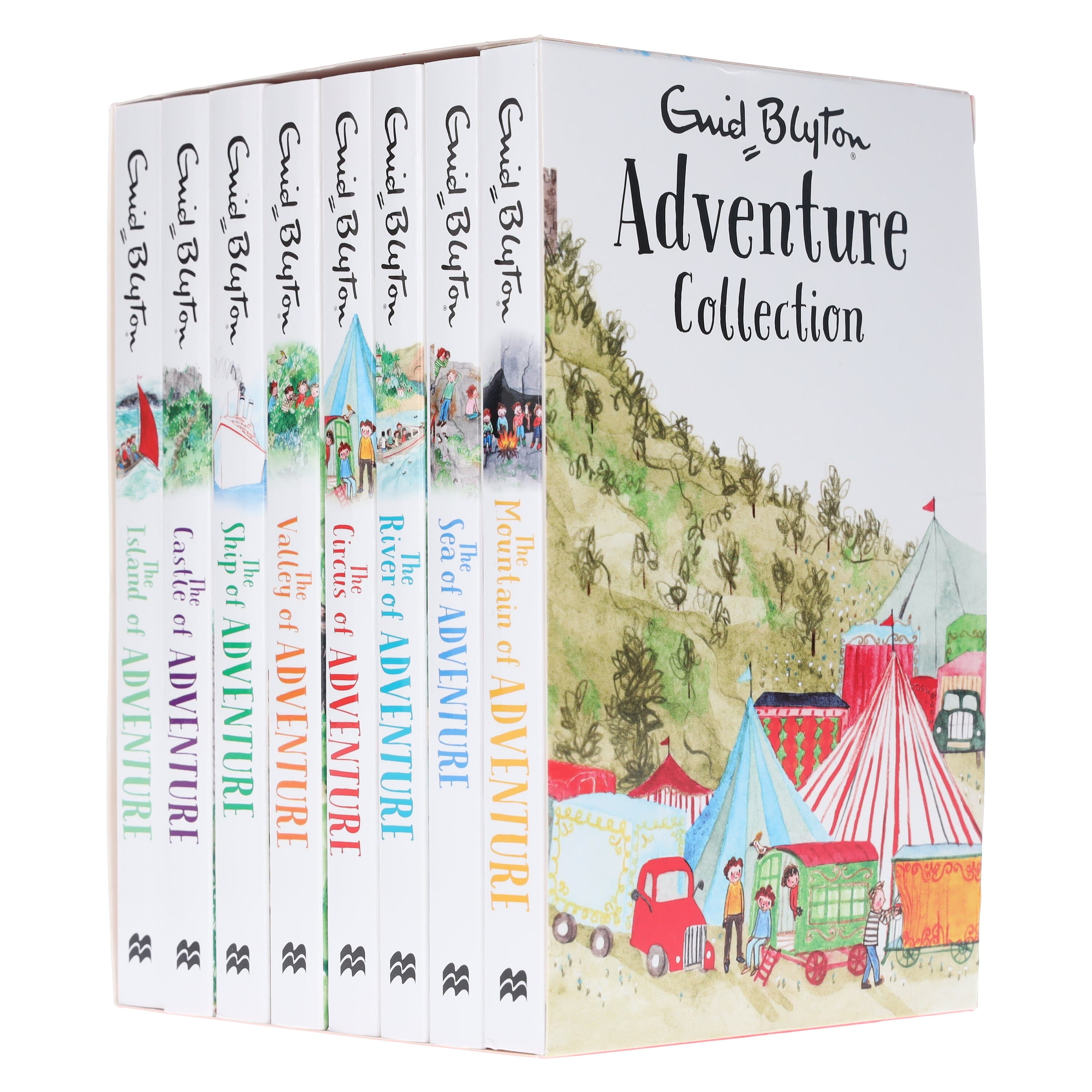 Enid Blyton Adventure Series 8 Books Box Set - Ages 9-14 - Paperback
