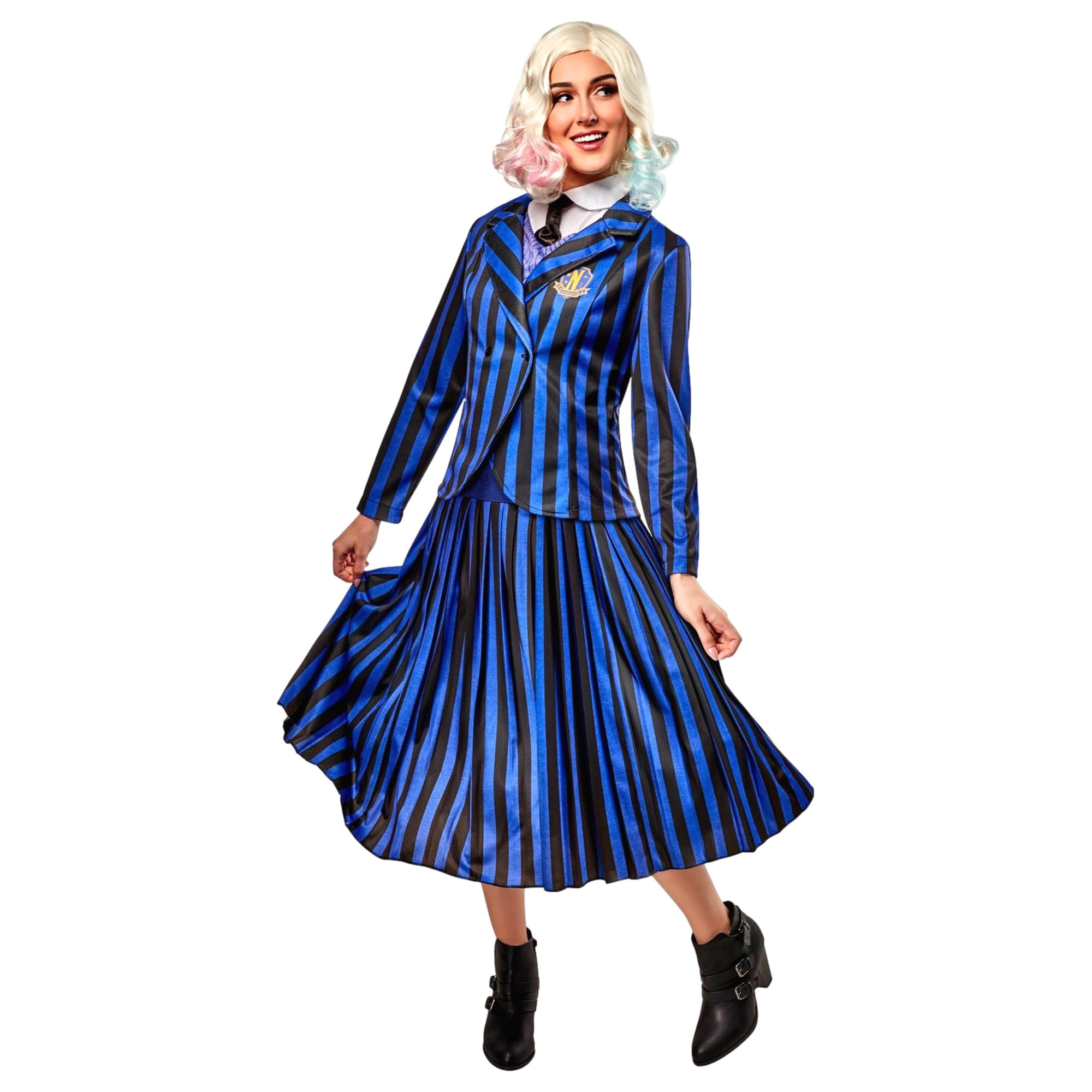 Wednesday Evermore Academy Enid Sinclaire School Uniform Halloween