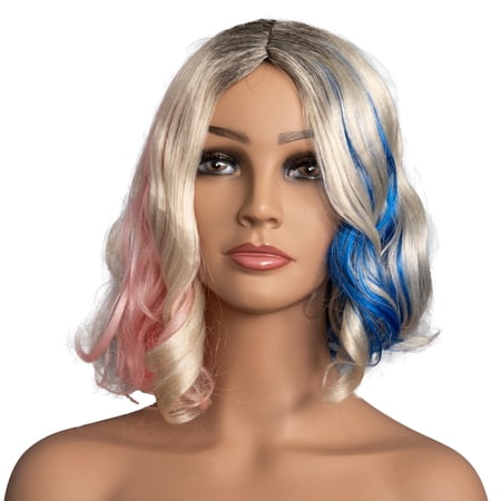 Enid The Werewolf Student Short Blonde Hair Halloween Costume Cosplay Accessory