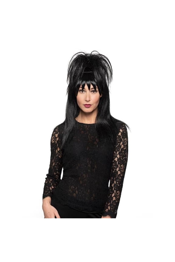 Enigma 00051 BLK Beetlejuice Goth Lydia Wig, Black