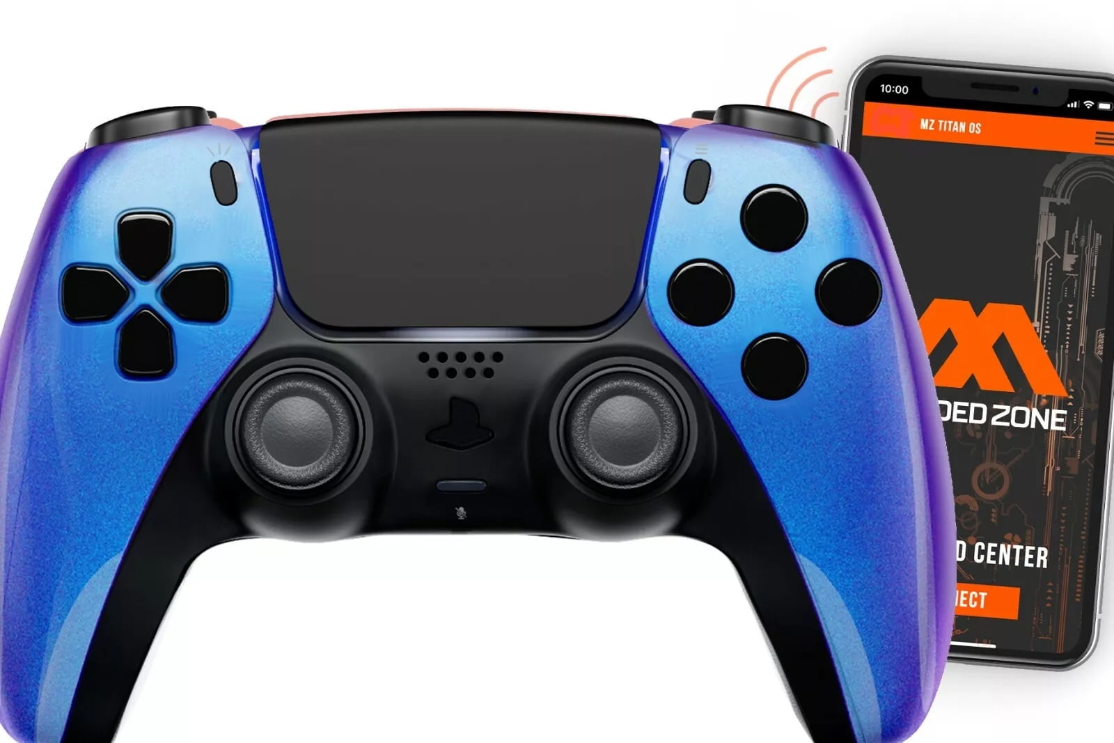Enigma Custom Rapid Fire, Anti Recoil, Macros MODDED Wireless Controller for PS5 & PC. Best for