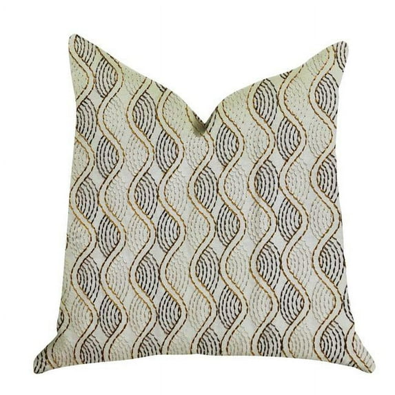 Enigma Twist Luxury Throw Pillow, 16 x 16 in.