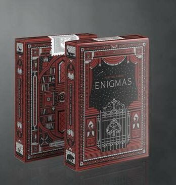Enigmas Limited Edition Red Playing Cards by David Kwong Magic