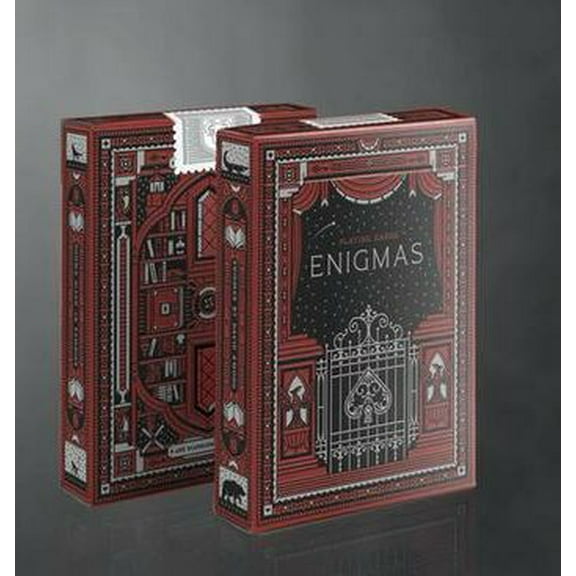 Enigmas Limited Edition Red Playing Cards by David Kwong Magic