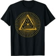 Enigmatic All-Seeing Eye Symbol Tee - Unveil The Mystical Secrets Of