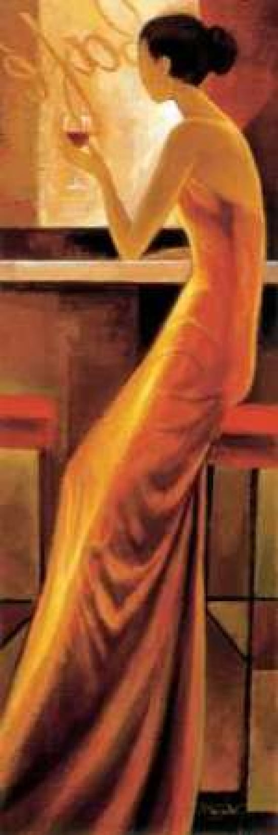 Enigmatique Canvas Art - Keith Mallett (12 x 36)