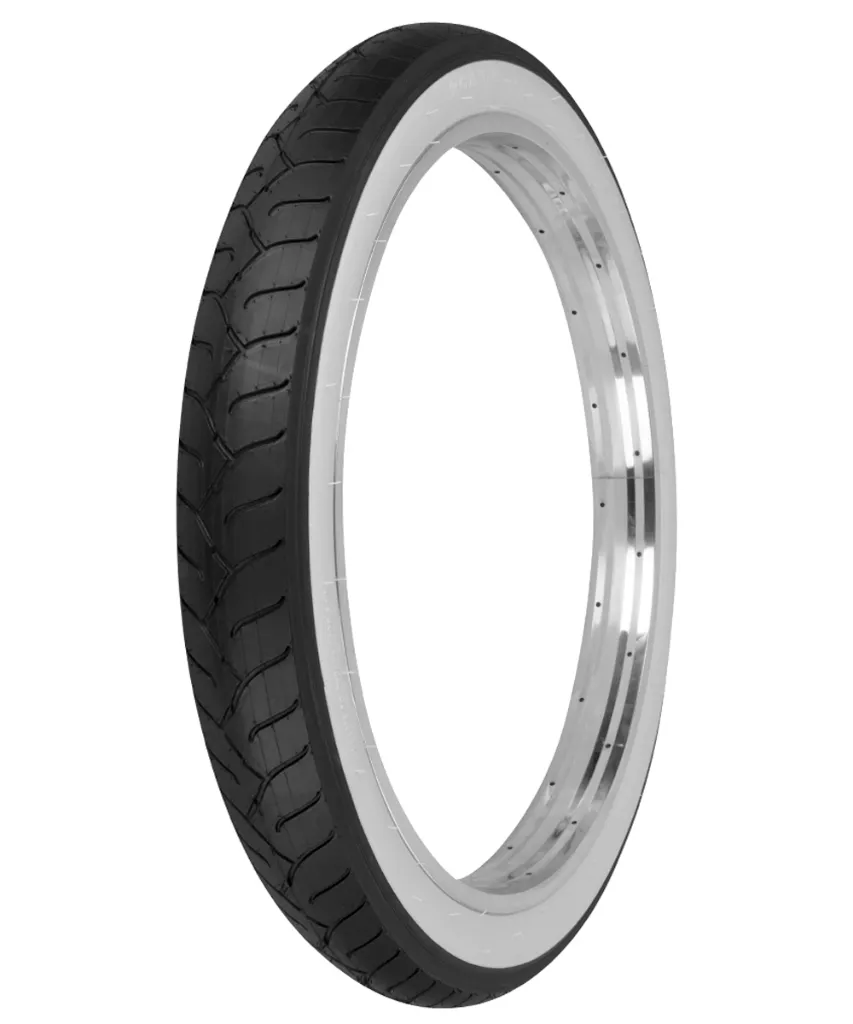 Enix Beach Cruiser Fat Bike Tire, 26 in x 3 in Black/White