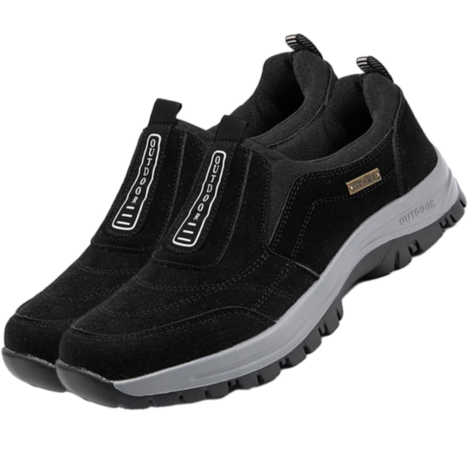 Enjerr Orthopedic Walking Hiking Shoes for Men, Comfortable Waterproof ...