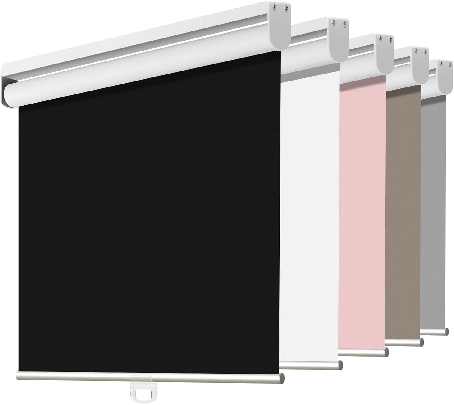 Window Blind Spring EnjinZZ Cordless Roller Shades Blackout Blinds for Windows Room ...