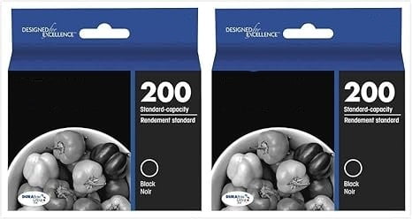 EnjinZZ Genuine 200 (T200120) DURABrite Ultra Black Ink Cartridge 2-Pack