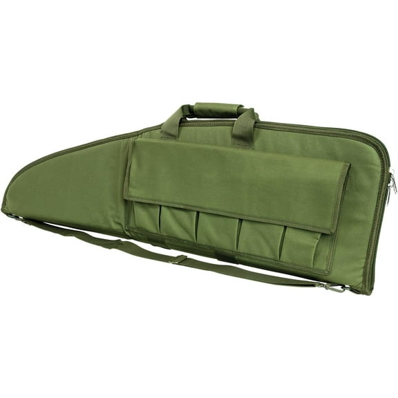 EnjinZZ VISM Deluxe Padded Rifle Case with External Magazine Pockets
