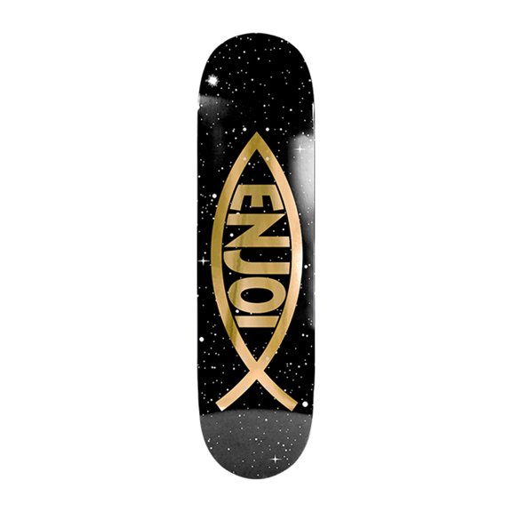 Enjoi Fish Logo Skateboard Deck - 8.25" Multi R7 (Deck Only)