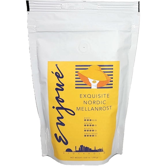 Enjou Exquisite Nordic Mellanrost Ground Coffee 8.8oz/250g
