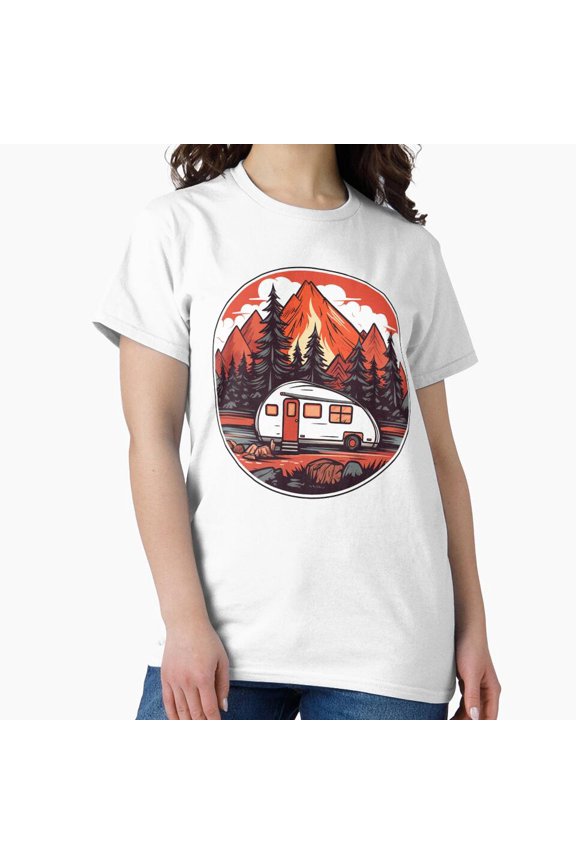 Enjoy Camper Retro Van Life T-Shirt