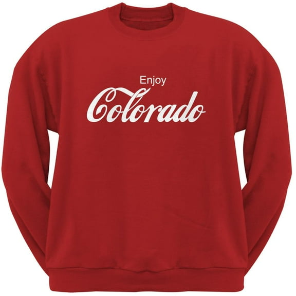 Enjoy Colorado Red Adult Sweatshirt - Medium