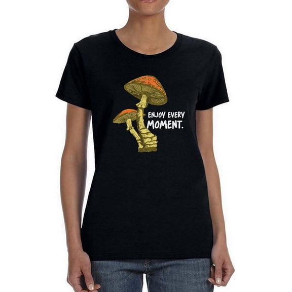 Enjoy Every Moment Shaped T-Shirt Women -Image by Shutterstock, Female x-Large