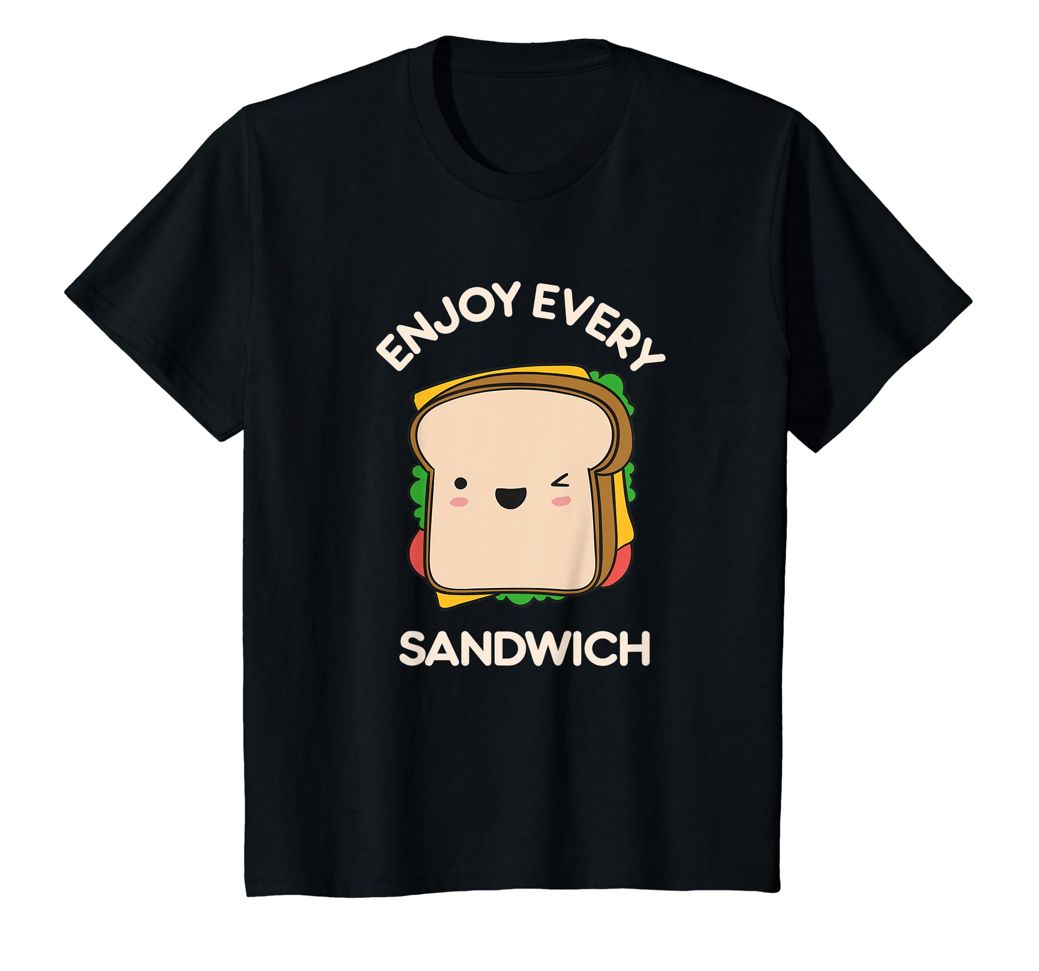 Enjoy Every Sandwich Kawaii Cute Foodie Warren Zevon Quote Vintage ...