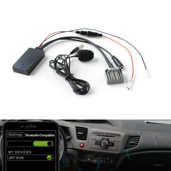 Enjoy Hands Free Calling And Audio Streaming In Your For Honda Civic For Crv With Bluetoothcompatible 5 0 Aux Adapter