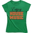 thumbnail image 1 of Enjoy House Music Printed Dance Trance Ibiza Festival Electronic T-Shirt, 1 of 4