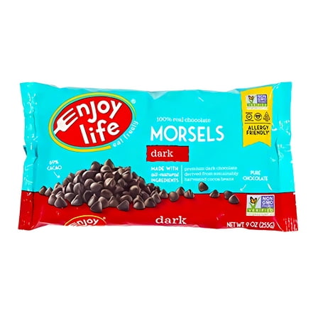 Enjoy Life Dark Chocolate Morsels, 9 OZ, 4 Pack