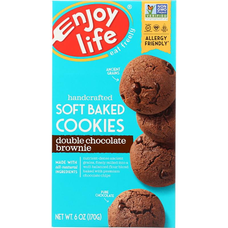 Enjoy Life Double Chocolate Brownie Soft Baked Cookies, 6 oz Box