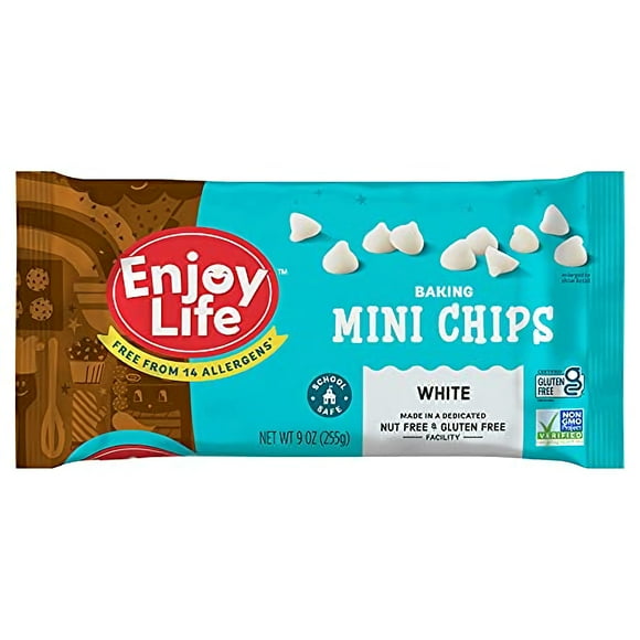 Enjoy Life Mini White Chocolate Chips 9 oz (Pack Of 12)