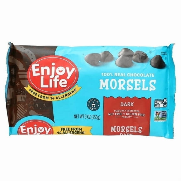 Enjoy Life Real Chocolate Morsels Dark Chocolate 9 oz Pack of 3