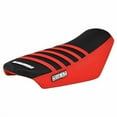 thumbnail image 1 of Enjoy Mfg Ribbed Seat Cover - Compatible Fit for Talaria Sting E-Bike Electric Motorcycle #362 (RED Sides/Black TOP/RED Ribs), 1 of 4