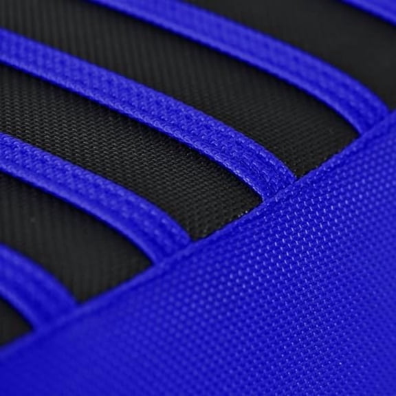 Enjoy Mfg Seat Cover - Compatible Fit for Talaria XXX E-Bike Electric Motorcycle #407 (Black TOP/Color Sides and Ribs) (Blue Sides/Black TOP/Blue Ribs)
